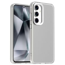 For Samsung Galaxy S23 FE 5G Candy PC Hybrid TPU Shockproof Phone Case(White)
