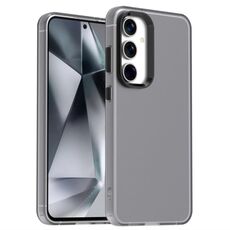 For Samsung Galaxy S23 FE 5G Candy PC Hybrid TPU Shockproof Phone Case(Black)