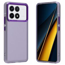 Per Redmi K70 Pro Candy PC Hybrid TPU antiurto Custodia per telefono (viola)