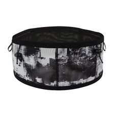 Close-fitting Sports Waist Bag Lightweight Marathon Running Belt, Size: S(Retro Black)