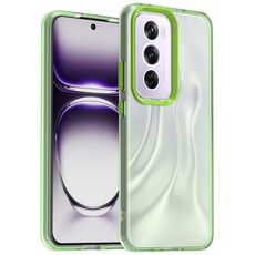 Per OPPO Reno12 Pro Global Candy PC Hybrid TPU Custodia antiurto per telefono (verde)
