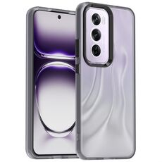Per OPPO Reno12 Global Candy PC Hybrid TPU Custodia antiurto per telefono (nero)