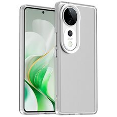 Per vivo S19 Pro Candy PC Hybrid TPU antiurto Custodia per telefono (bianco)