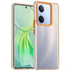 Per vivo Y200 Pro Candy PC Hybrid TPU antiurto Custodia per telefono (arancione)
