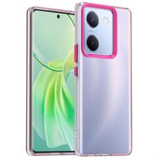 Per vivo Y200 Pro Candy PC Hybrid TPU antiurto Custodia per telefono (rosso)