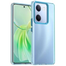 Per vivo Y200 Pro Candy PC Hybrid TPU antiurto Custodia per telefono (blu)