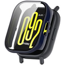 Per Redmi Watch 5 Active Tempered Film Custodia protettiva per orologio PC integrata (blu inchiostro)