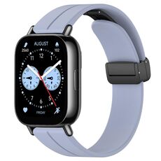 Per Redmi Watch 5 Lite cinturino in silicone con fibbia magnetica pieghevole (azzurro chiaro)