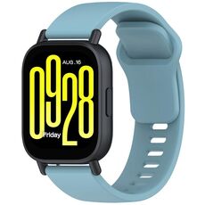 Per Redmi Watch 5 Active Youth Version cinturino in silicone a sgancio rapido tinta unita (blu)