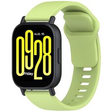 Per Redmi Watch 5 Lite Youth Version cinturino in silicone a sgancio rapido tinta unita (lime)