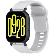 Per Redmi Watch 5 Lite Youth Version Cinturino in silicone a sgancio rapido tinta unita (grigio)