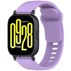 Per Redmi Watch 5 Lite Youth Version Cinturino in silicone a sgancio rapido tinta unita (viola)