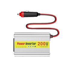 Inverter a onda sinusoidale modificata da 200 W per auto, telefono cellulare, alimentatore universale da 2,1 A, specifiche: da 12 a 220 V