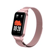 Per Redmi Band 2 Milan cinturino in metallo magnetico (rosa rosa)