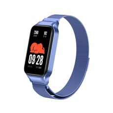 Per cinturino per orologio in metallo magnetico Milan Redmi Band 2 (blu notte)