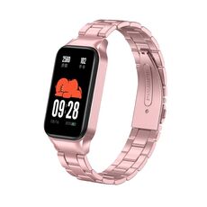 Per cinturino in metallo a tre perline Redmi Band 2 (rosa rosa)