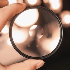 Filtro per effetti speciali per fotografia ravvicinata di sfocatura dei bordi da 72 mm di esposizione centrale
