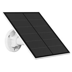 Supporto per pannello solare per fotocamera da esterno in silicio monocristallino da 5 W. Interfaccia USB e tipo C/USB-C