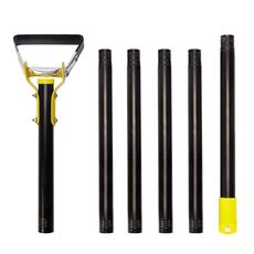 MYL-10 Attrezzi da giardino per zappe da diserbo con anello a staffa, specifica: 6 sezioni 2,4 m