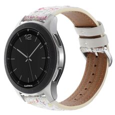 Cinturino per orologio in pelle ibrida di lana da 20 mm (Starlight)