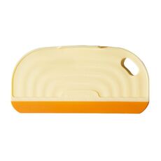 Mini tergicristallo per specchio da bagno in silicone per la pulizia del piano di lavoro, raschietto per piastrelle (crema)