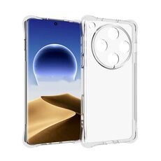 Per OPPO Find X8 Pro 5G Custodia per telefono in TPU antiurto antiscivolo e spessa (trasparente)