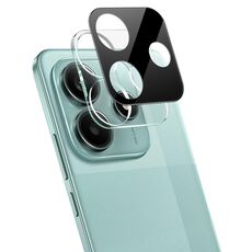 Per Redmi Note 14 5G imak Pellicola per lente in vetro integrata ad alta definizione Versione nera