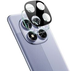 Per Redmi Note 14 Pro 5G imak Pellicola per obiettivo in vetro integrato ad alta definizione Versione nera