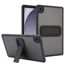 Custodia per tablet in TPU ibrida per PC con supporto in pelle per Samsung Galaxy Tab A9 (nero)
