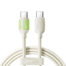 Cavo dati di ricarica rapida tipo C-C JOYROOM S-A53 Fluorescent Series 60W, lunghezza: 2 m (beige)
