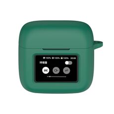 Per JBL Tour Pro 3 Custodia protettiva in silicone per auricolari wireless (verde scuro)