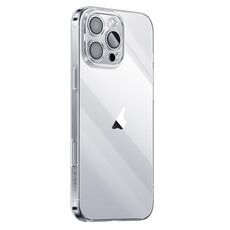 Per iPhone 16 Pro Max Baseus Custodia trasparente antiurto e antiurto (trasparente)