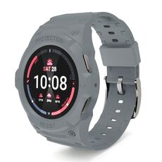 Per Samsung Galaxy Watch 7 44mm Cinturino in TPU integrato (grigio chiaro)