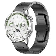 For Huawei watch GT5 46mm Titanium Alloy 22mm Metal Watch Band(Titanium Color)