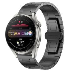 For Huawei Watch3 Pro Titanium Alloy 22mm Metal Watch Band(Titanium Color)