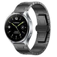 For Xiaomi Watch 2 Titanium Alloy 22mm Metal Watch Band(Titanium Color)