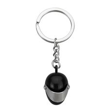 Simulation Cool Motorcycle Keychain Metal Decoration Pendant, Style: X-224 Black