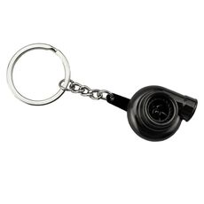 Car Tuning Accessories Turbo Keychain Decorative Pendant, Style: Small Black