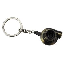 Car Tuning Accessories Turbo Keychain Decorative Pendant, Style: Small Green Antique