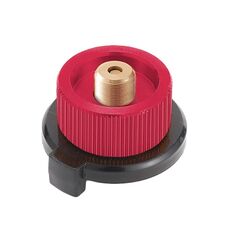 Outdoor Camping Gas Cylinder Adapter Stove Connector Closed Snap Gas Canister Converter, Color: Small Red