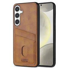 Per Samsung Galaxy S24+ 5G AZNS K1 Series Card Slot Business Phone Case (giallo)