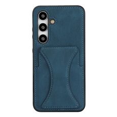 Per Samsung Galaxy S24 FE 5G Custodia protettiva antiurto ultrasottile con supporto (blu)