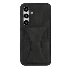 Per Samsung Galaxy S24 FE 5G Custodia protettiva antiurto ultrasottile con supporto (nero)