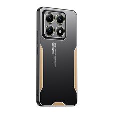 Per Xiaomi 14T Blade Series TPU Hybrid Metal Phone Case (Oro)