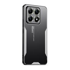 Per Xiaomi 14T Blade Series TPU Hybrid Metal Phone Case (Argento)