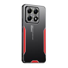 Per Xiaomi 14T Blade Series TPU Hybrid Metal Phone Case (Rosso)