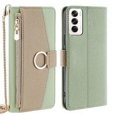 Per OPPO Reno12 5G Global Crossbody Litchi Texture Custodia in pelle per telefono (verde)