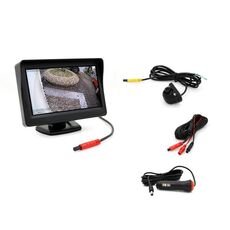 Display per auto con video sorveglianza portatile Carplay da 5 pollici, specifiche: con telecamera per angolo cieco CCD