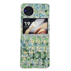 For vivo X Flip Illusory Color Weaving Texture Phone Case(Green)