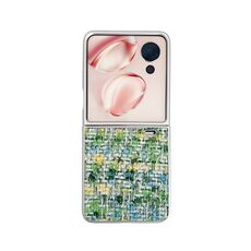 For Honor Magic V Flip Illusory Color Weaving Texture Phone Case(Green)